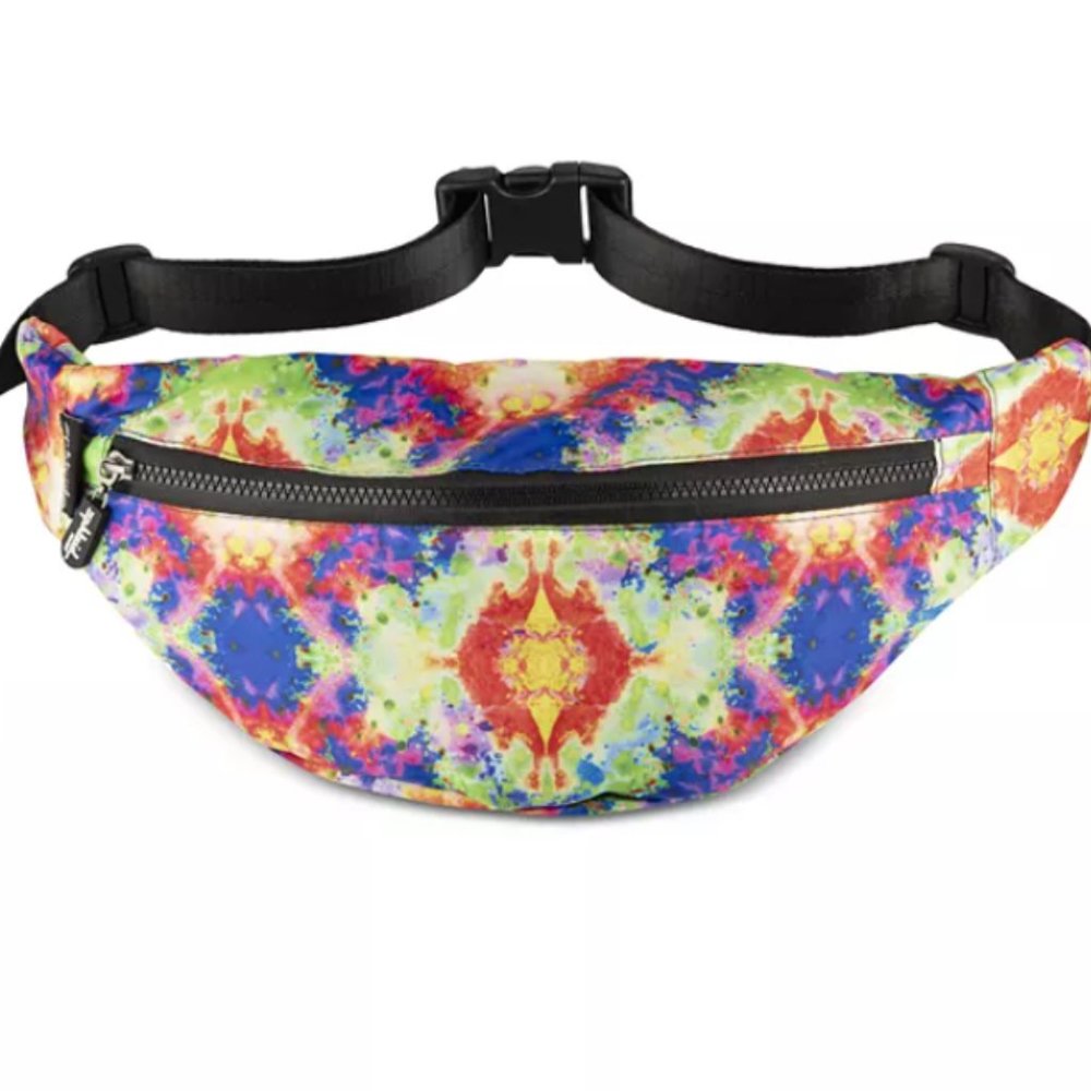 NWOT The Phluid Project Rainbow Tie-Dyed Fanny Pack Belt Bag